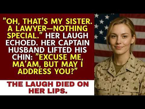 She Brushed Me Off As ‘Nothing ’ But Her Officer Husband Looked Me In The Eye & Said 'Ma’am'