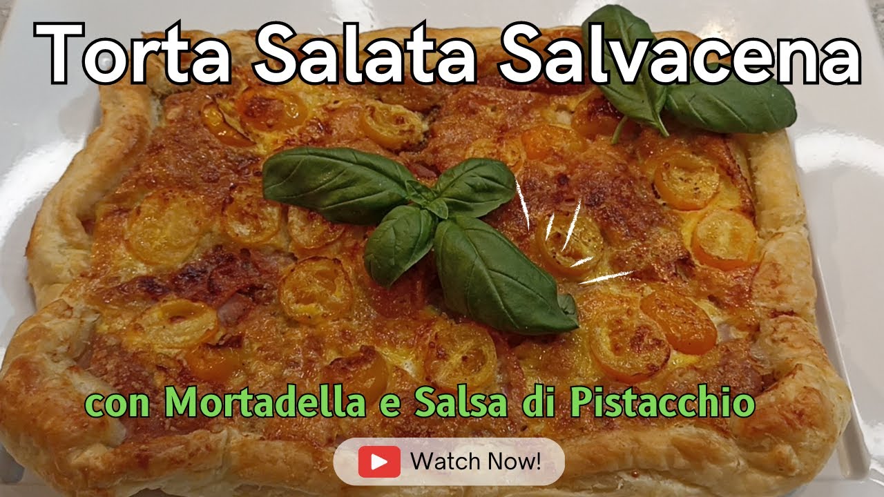 Ecco la torta salata più deliziosa e facile da preparare con mortadella