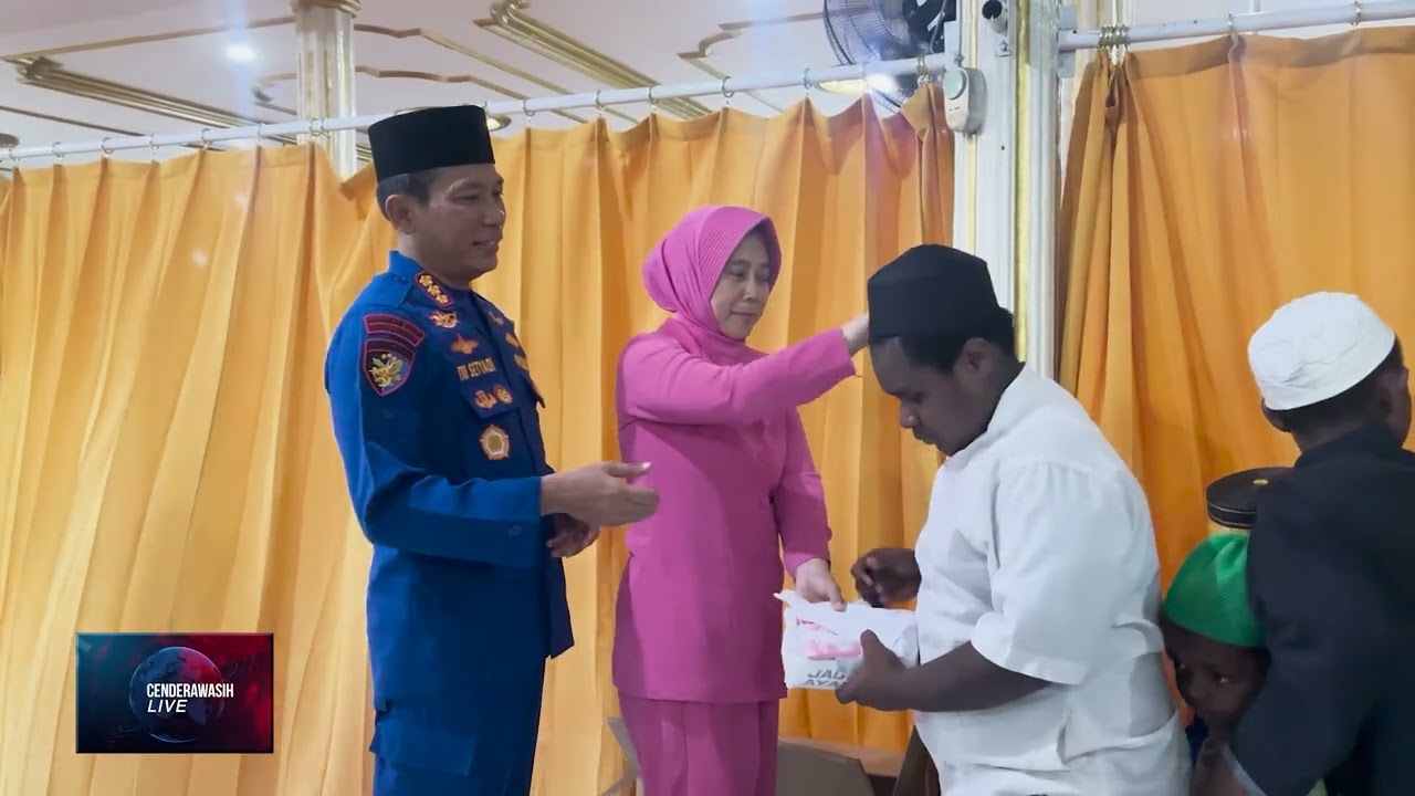 CENDERAWASIH TV - DITPOLAIRUD POLDA PAPUA SANTUNI ANAK YATIM