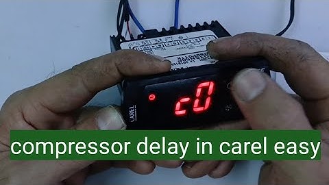 compressorvertraging in Carel Easy-controller #zkmultitech