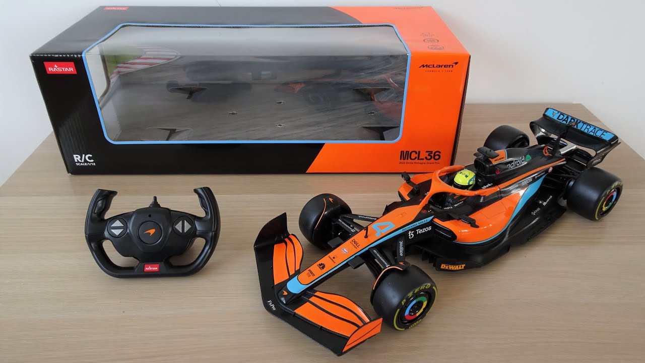 NEW Rastar McLaren MCL36 F1 (Lando Norris) 1:12 Scale RC Car - Unboxing,  detailed review & testing 