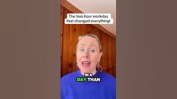 The two hour workday that changed everything! #workfromhomemom