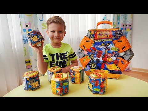 Ready2Robot Игрушки сюрпризы со слизью! Битва Роботов!