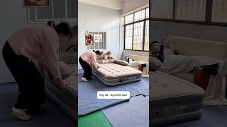 Chiếc nệm xả hơi giúp tôi lấy lại chỗ ngủ #shorts