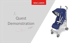 bossen racket haag Maclaren Quest Buggy - YouTube