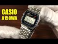 Unboxing Casio Digital Classic Steel Band Watch A159WA-N1D