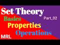 What is a Set Part 02 ? Learning Types of Sets, Representation of Sets. Venn Diagrams of sets.