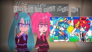 Rin, teto and miku react to mesmerizer!