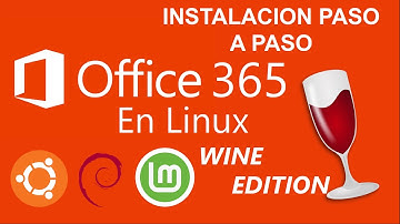 Instalar MS Office 365 en Linux | Wine | Instalación paso a paso