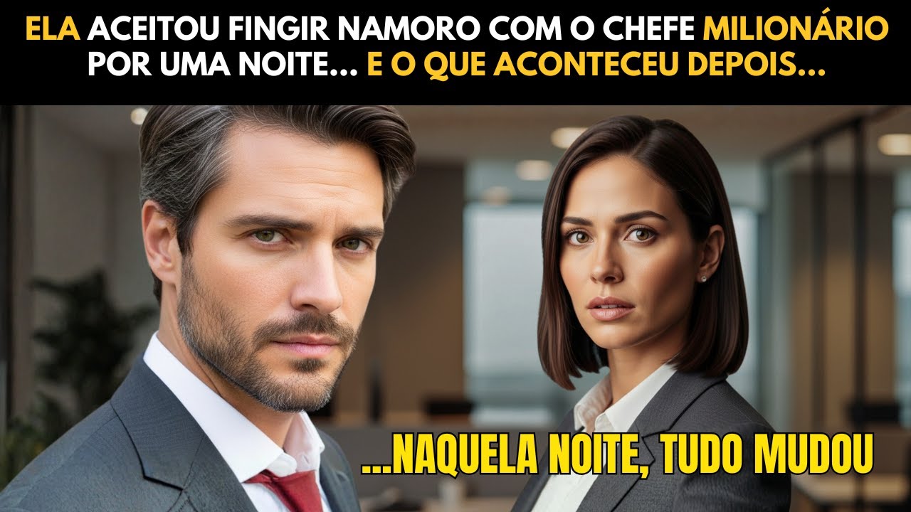 ELA ACEITOU FINGIR NAMORO COM O CHEFE MILIONÁRIO POR UMA NOITE... E O QUE ACONTECEU DEPOIS...