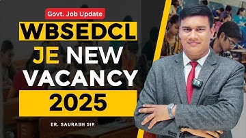 WBSEDCL Recruitment 2025 | Junior Engineer, Office Executive Vacancy | Syllabus, Exam Pattern