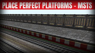 TSRE5 Platform Alignment Tutorial | Perfect Platform Placement for MSTS &amp; OpenRails FREE Pack Alert!
