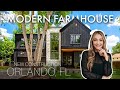 Tour a luxury new construction home for sale in orlando florida  modern farm house design