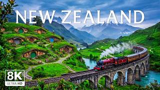 New Zealand 8K | A Serene Alpine Escape – Milford Sound, Mount Cook & Southern Alps