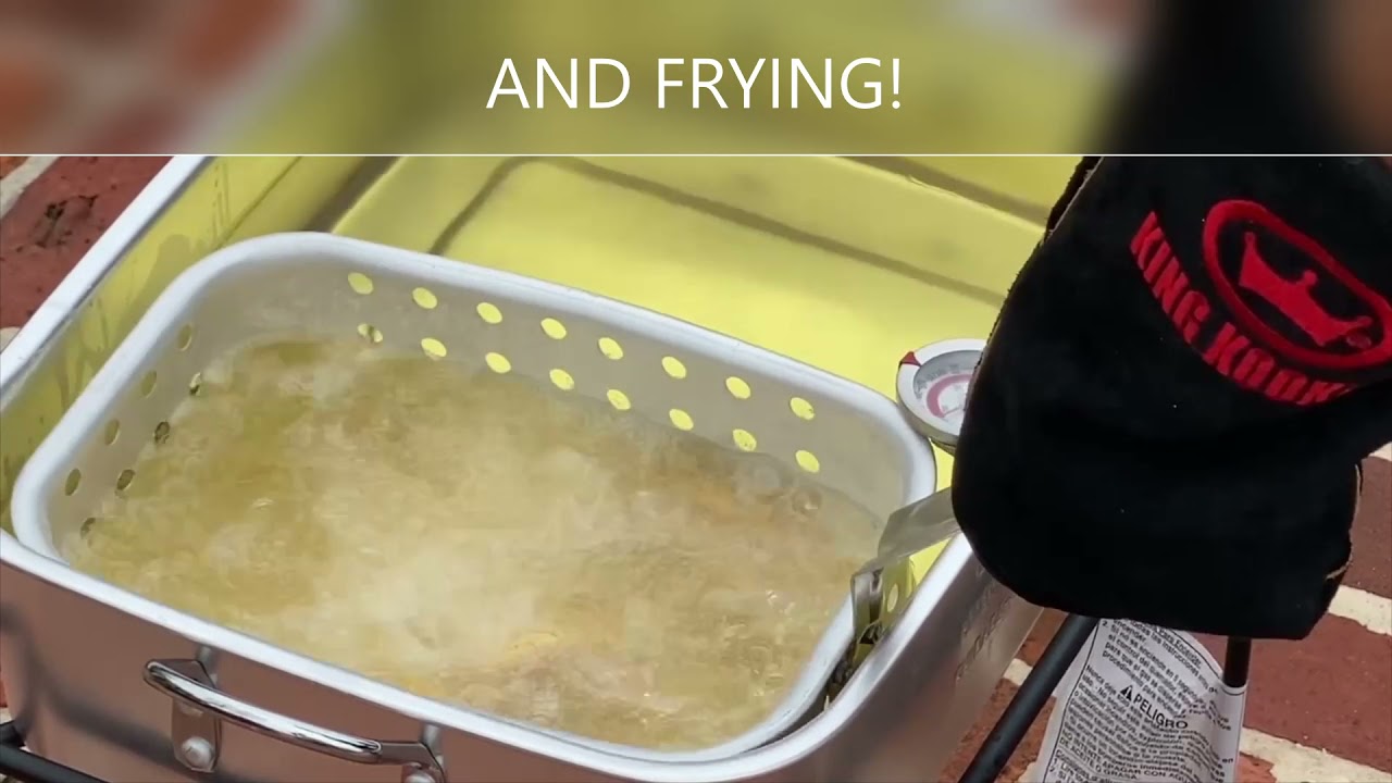 King Kooker 1618 KK DOUBLE BASKET FRYER YouTube