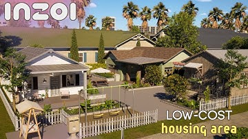 inZOI | 🏚️Building a small neighborhood with cheap housing | Speed Build