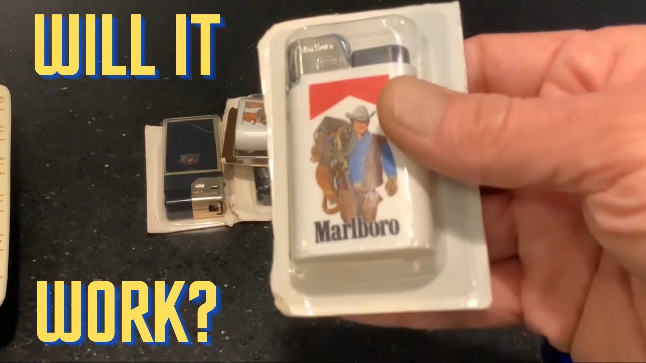 What Happens When We Open And Try To Use A Disposable 1990s Marlboro