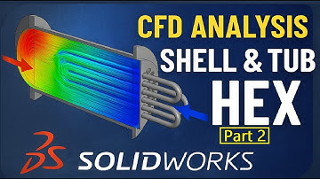 CFD Analysis of Shell and Tube Heat Exchanger in SolidWorks |  Part 2/2 | Step-by-Step Tutorial