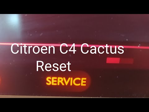 Citroen C4 Cactus reset serwis info/ Reset Oil Inspection