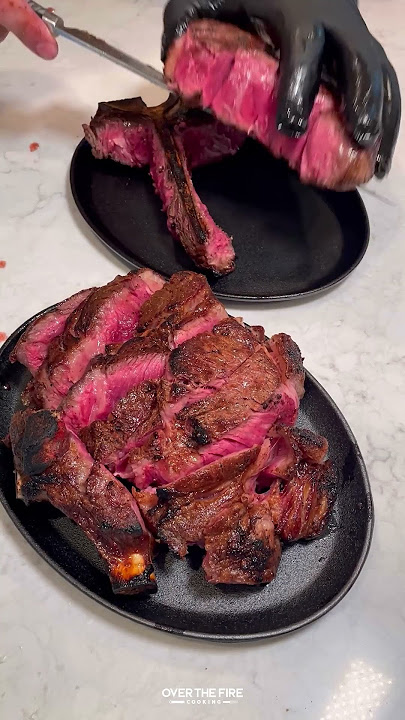 Peter Luger Style Steak Recipe | Over The Fire Cooking by Derek Wolf
