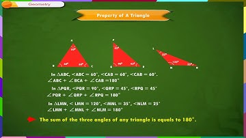 Geometry (triangle) | Kriti Educational Videos class-5