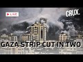 Massive Explosions In Gaza Amid Communication Blackout | Live View Of Gaza Skyline | Israel Vs Hamas