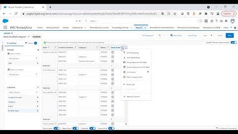 How to Create a Report to Show Opened and Closed Incidents per Staff