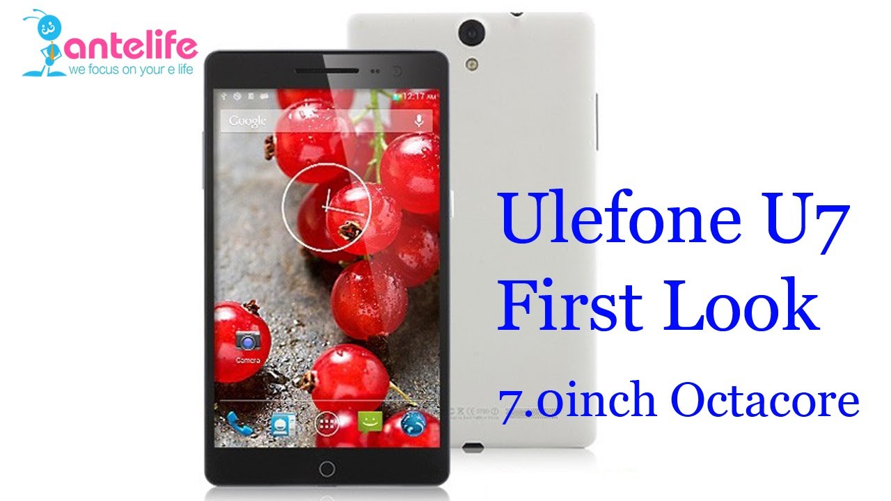 Ulefone U7 First Look! Hands On 7.0inch OctaCore Phablet 1920*1200px OTG 8.0MP Camera