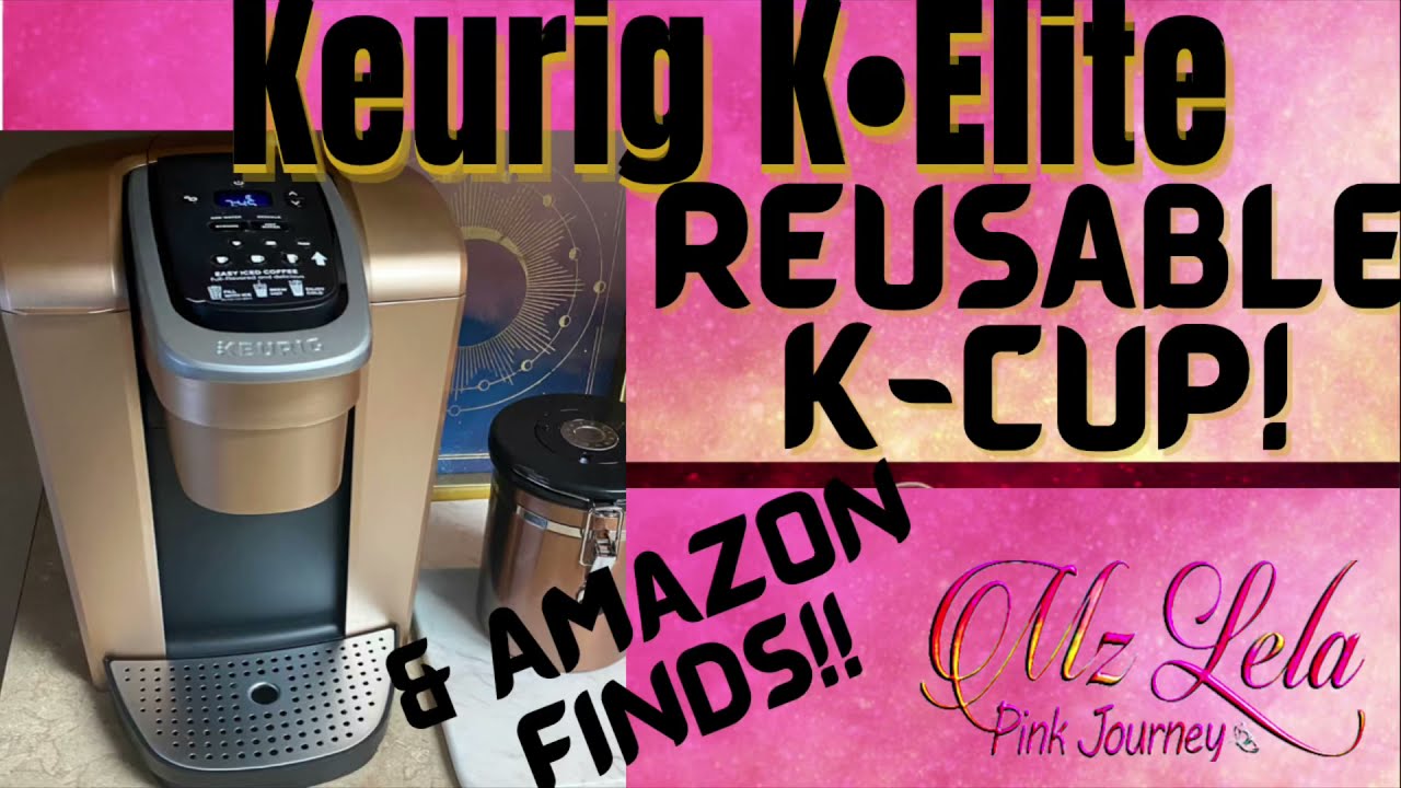 Keurig K-Elite Single-Serve K-Cup Pod Coffee Maker Brushed Copper