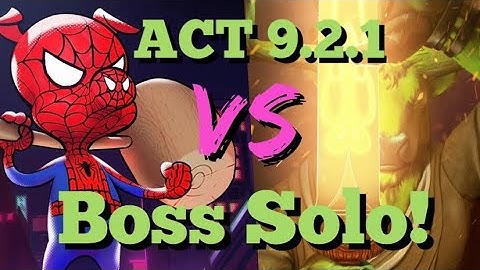 MCOC - ACT 9.2.1 - Spider-Ham Vs Rintrah - Boss Solo!!
