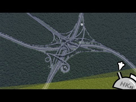 Cities: Skylines - 5 Way Interchange v2