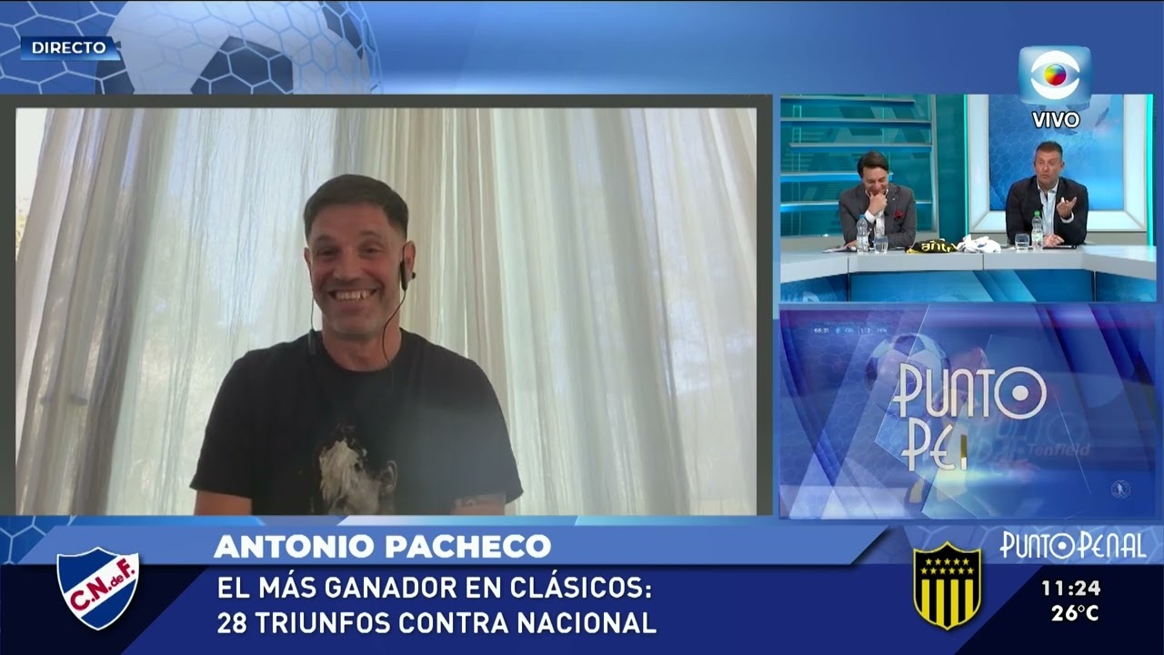ANTONIO PACHECO. PREVIO AL CLÁSICO HABLAMOS CON EL ÍDOLO DE PEÑAROL. 