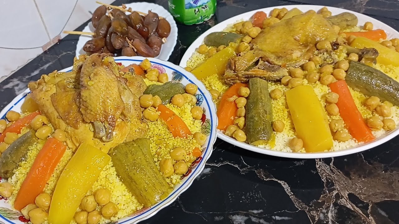 طعام تلمساني بالخضر و المرقة صفرا حسب العادات والتقاليد👑ساهل و بزاااف بنين😋