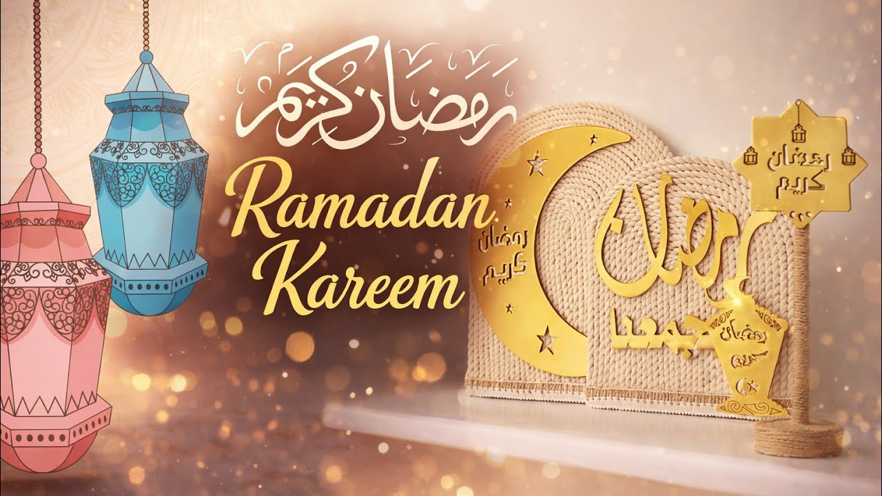 حصري 💪أعمال يدوية لزينه رمضان 2026 اجعل منزلك يتألق بأفكار مبتكرة وجميلة#زينة_رمضان_2026 