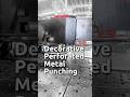 Decorative Perforated Metal Punching #metalfabrication #architecturalmetal