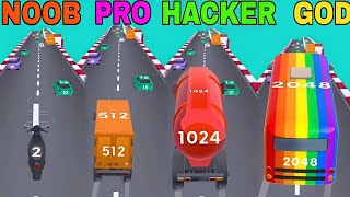 Amazing Gameplay 😍|NOOB VS PRO VS HACKER VS GOD in 2049 RACE screenshot 1