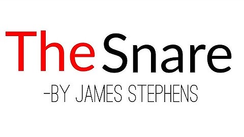 The Snare: Poem by James Stephens In Hindi #NCERT_Class12th #Rajasthan_Board