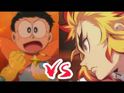 Nobita vs. Kyojuro Rengoku [Demon Slayer] [Doraemon]