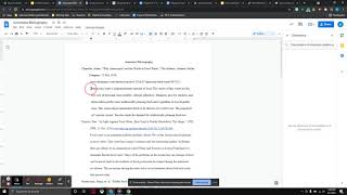Annotated Bibliography Overview
