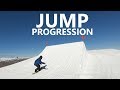 Snowboard Jump Progression from Small to XL