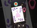6 easy border design/ black border design for project/project work/Border Design/Assignment #shorts