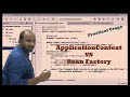 Sprin boot Tutorials || ApplicationContext vs BeanFactory || by Mr.Ratan || class-04