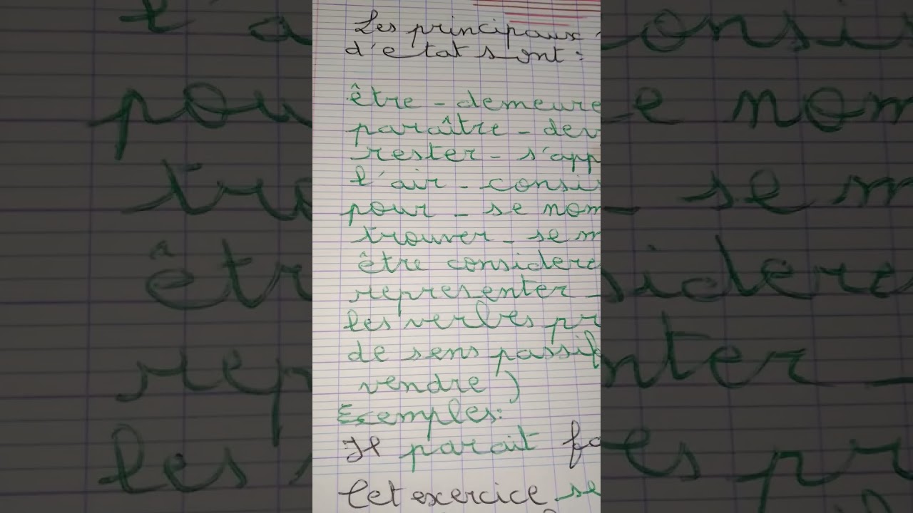 Grammaire : L'attribut de sujet(2): les verbes d' état # comprendre facilement ses leçons 