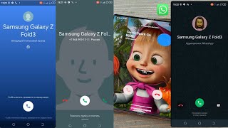 WhatsApp \& Incoming Call Fake Screen Video Samsung Galaxy