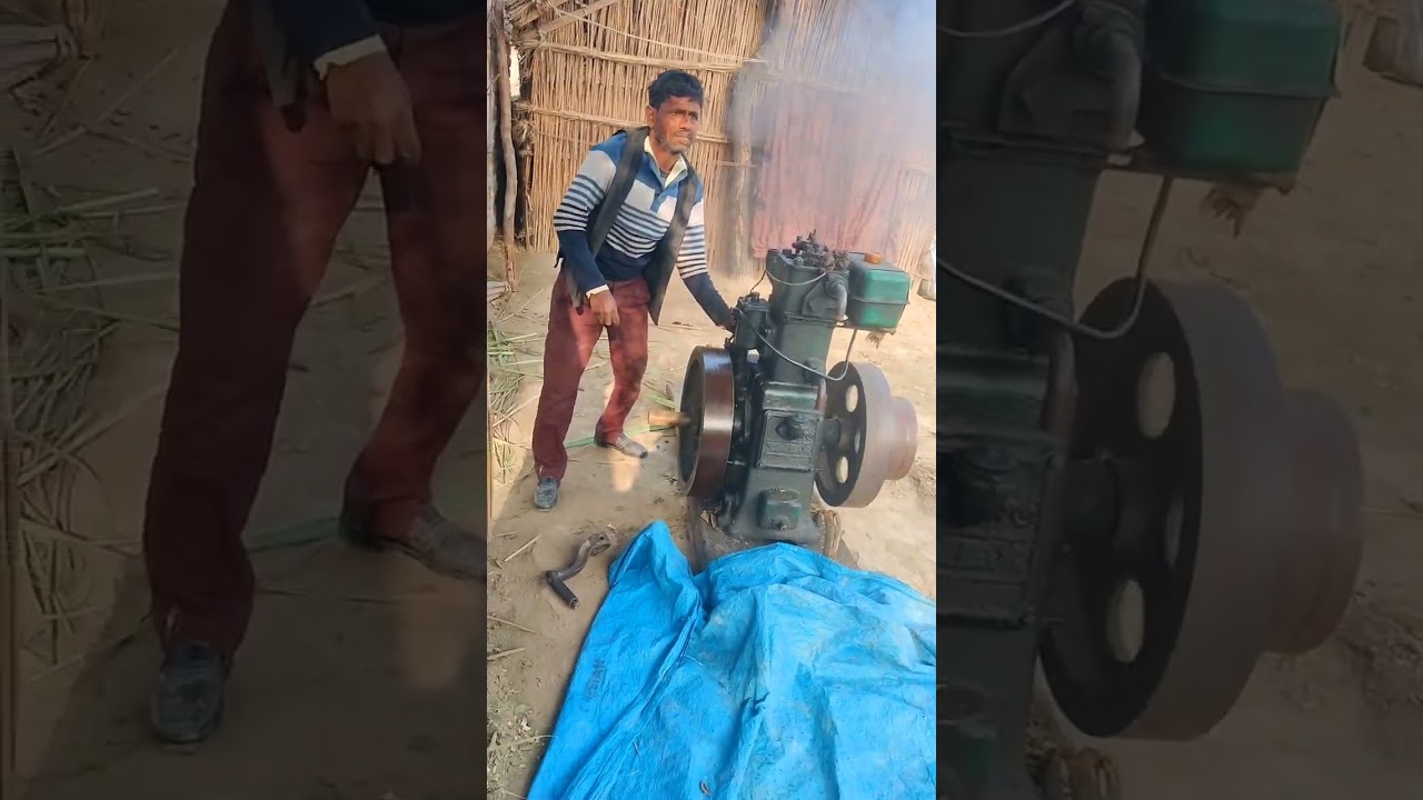 डीजल इंजन से चलने वाली मशीन चार खींचने वाली मशीन 