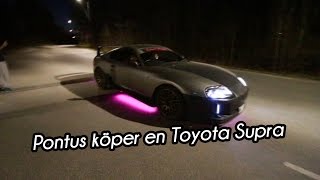 Pontus köper en Toyota Supra + Giveaway! | VLOGG #186