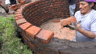 Tanque para cosecha de agua. Paso 3: levantar las paredes