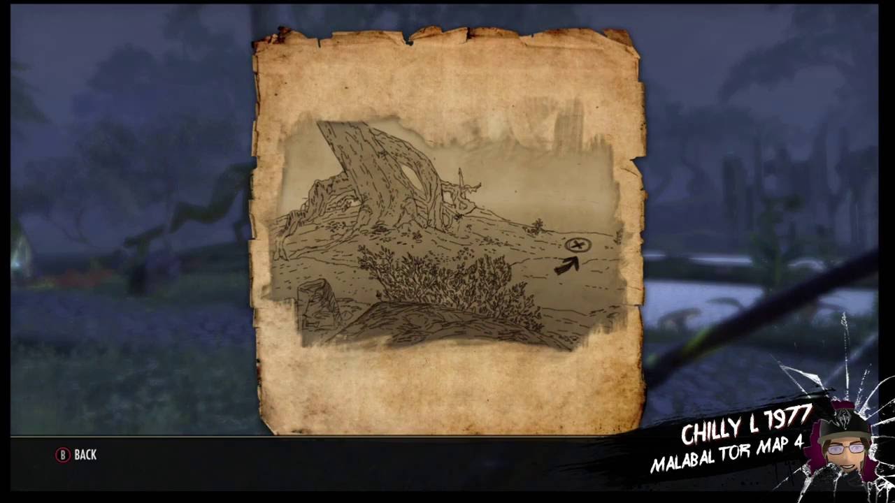 The Elder Scrolls Online Malabal Tor treasure map 4 iv YouTube