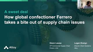 How global confectioner Ferrero takes a bite out of supply chain issues (Webinar) | Alloy.ai