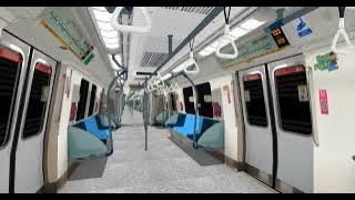 [OpenBVE] C151 Engine Sound Test 1 | Novena to Marina South Pier